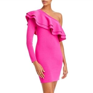 🔥Endless Rose One Shoulder Knit Pink Dress